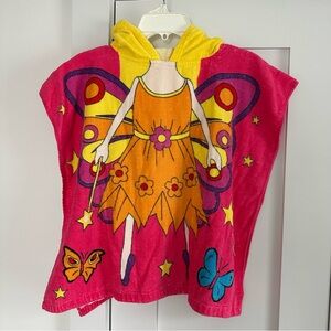 Little Girl’s Colorful Fairy Hooded Towel Poncho